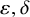 epsilon comma delta