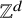 double struck upper Z Superscript d