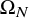 normal upper Omega Subscript upper N