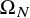 normal upper Omega Subscript upper N