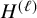 upper H Superscript left parenthesis script l right parenthesis