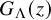 upper G Subscript normal upper Lamda Baseline left parenthesis z right parenthesis
