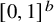 left bracket 0 comma 1 right bracket Superscript b