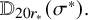 double struck upper D Subscript 20 r Sub Subscript asterisk Subscript Baseline left parenthesis sigma Superscript asterisk Baseline right parenthesis period