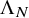 normal upper Lamda Subscript upper N