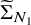 normal upper Sigma overtilde Subscript upper N 1