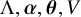 normal upper Lamda comma bold italic alpha comma bold italic theta comma upper V