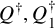 upper Q Superscript dagger Baseline comma upper Q 1 Superscript dagger