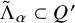 normal upper Lamda overtilde Subscript alpha Baseline subset of upper Q prime