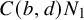 upper C left parenthesis b comma d right parenthesis upper N 1
