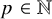 p element of double struck upper N