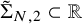 normal upper Sigma overtilde Subscript upper N comma 2 Baseline subset of double struck upper R