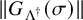 StartMetric upper G Subscript normal upper Lamda Sub Superscript dagger Subscript Baseline left parenthesis sigma right parenthesis EndMetric