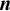 bold italic n