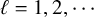 script l equals 1 comma 2 comma midline horizontal ellipsis