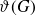 theta left parenthesis upper G right parenthesis