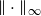 StartMetric dot EndMetric Subscript normal infinity