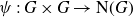 psi colon upper G times upper G right arrow normal upper N left parenthesis upper G right parenthesis