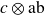 c circled times normal a normal b