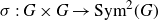 sigma colon upper G times upper G right arrow normal upper S normal y normal m squared left parenthesis upper G right parenthesis