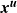 bold italic x Superscript bold italic u