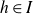 h element of upper I