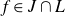 f element of upper J intersection upper L