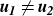 bold italic u bold 1 not equals bold italic u bold 2