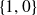 StartSet 1 comma 0 EndSet