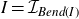upper I equals script upper I Subscript upper B e n d left parenthesis upper I right parenthesis