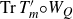 normal upper T normal r upper T prime Subscript m ring upper W Subscript upper Q
