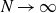 upper N right arrow normal infinity