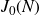 upper J 0 left parenthesis upper N right parenthesis