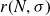 r left parenthesis upper N comma sigma right parenthesis