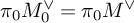 pi 0 upper M 0 Superscript or Baseline equals pi 0 upper M Superscript or
