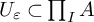 upper U Subscript epsilon Baseline subset of product Underscript upper I Endscripts upper A