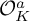 script upper O Subscript upper K Superscript a