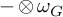 minus circled times omega Subscript upper G