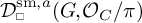 D sub square super s m comma a open parenthesis G comma script O sub C forward slash pi close parenthesis