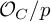 upper O Subscript upper C Baseline divided by p