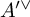 upper A Superscript prime or