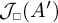 Script capital J sub square open parenthesis A prime close parenthesis.