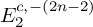upper E 2 Superscript c comma minus left parenthesis 2 n minus 2 right parenthesis