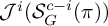 upper J Superscript i Baseline left parenthesis upper S Subscript upper G Superscript c minus i Baseline left parenthesis pi right parenthesis right parenthesis
