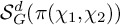 upper S Subscript upper G Superscript d Baseline left parenthesis pi left parenthesis chi 1 comma chi 2 right parenthesis right parenthesis