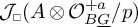 J sub square open parenthesis A tensor product O super plus a sub B G with underline all over p close parenthesis.