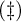left parenthesis double dagger right parenthesis