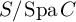upper S divided by backslash operatorname upper S p a upper C