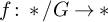 f colon asterisk slash upper G right arrow asterisk