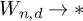 upper W Subscript n comma d Baseline right arrow asterisk
